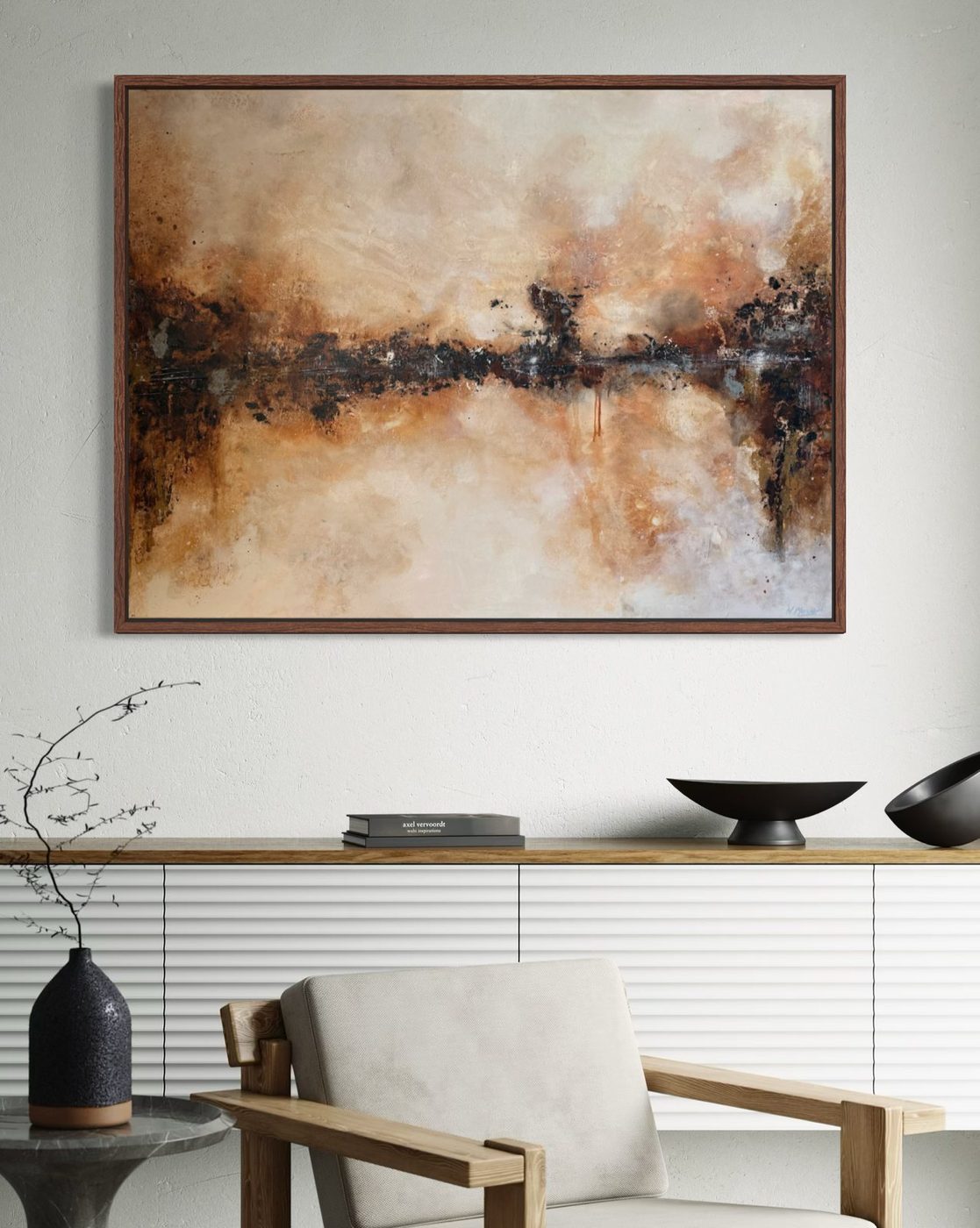 Between — impression with optional box frame