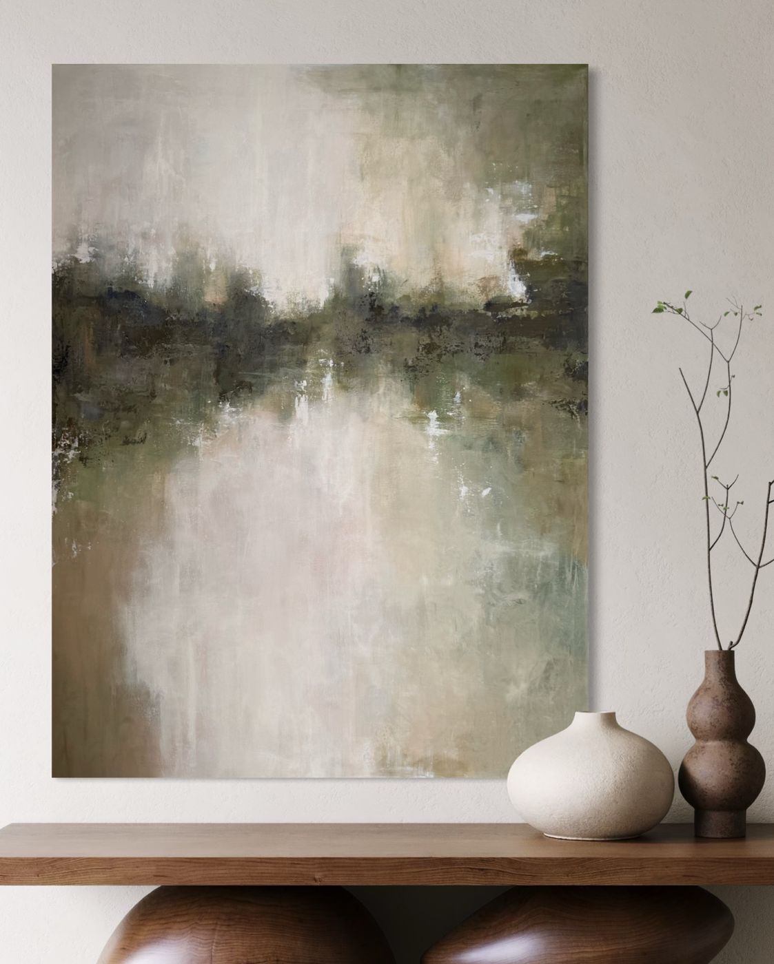 Private commission, 120 × 90 cm, abstract painting by Nina Masselink
