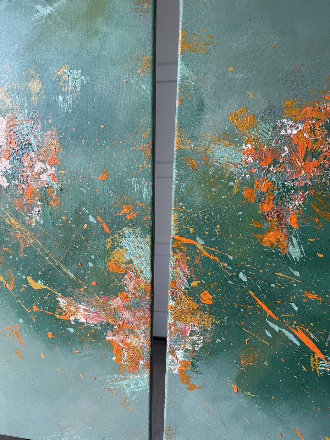 Private commission, diptych — detail