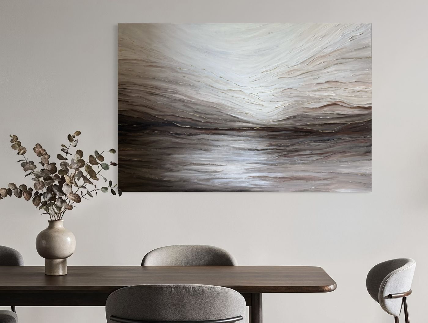 Private commission, 150 × 100 cm — interior view