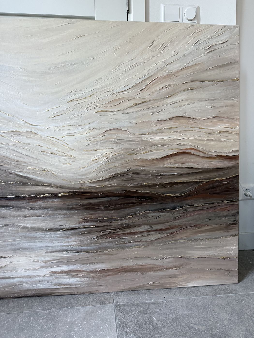 Private commission, 150 × 100 cm — detail
