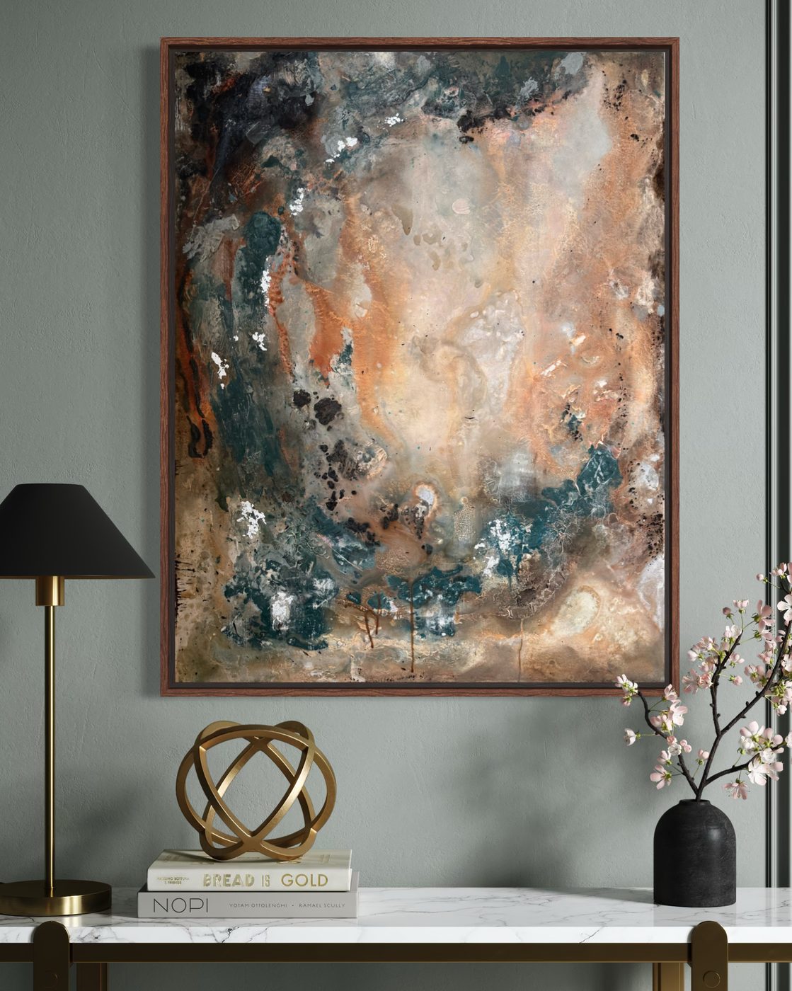 Tarnish — impression with optional box frame