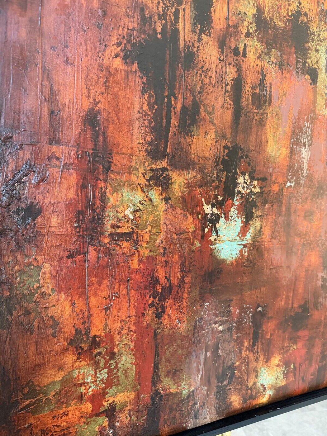 Verdigris — texture detail